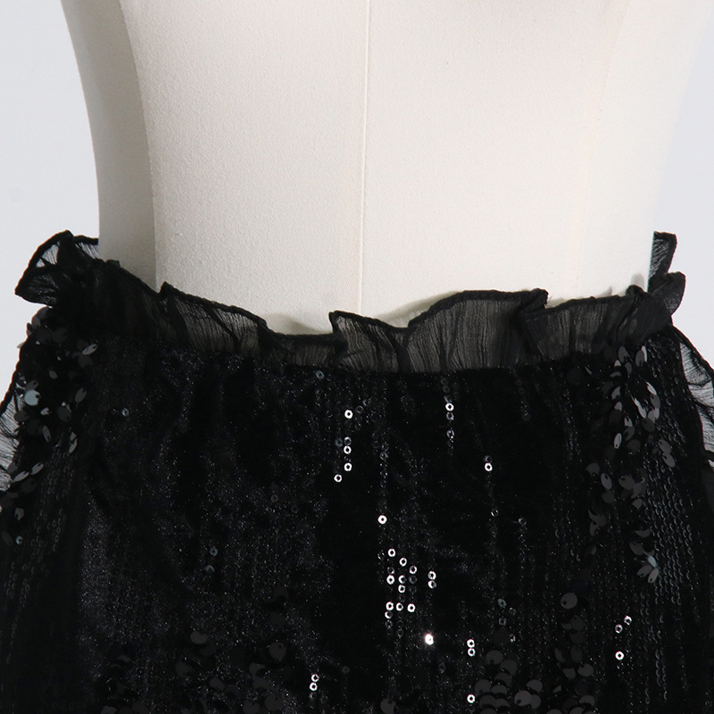 Fashion slim skirt temperament lace short skirt for women