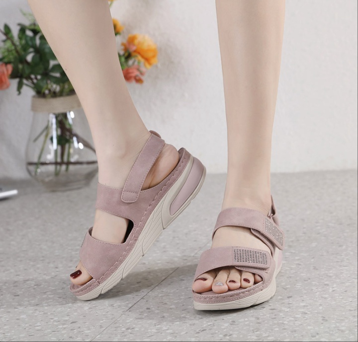 Rhinestone Casual thick crust sandals for women