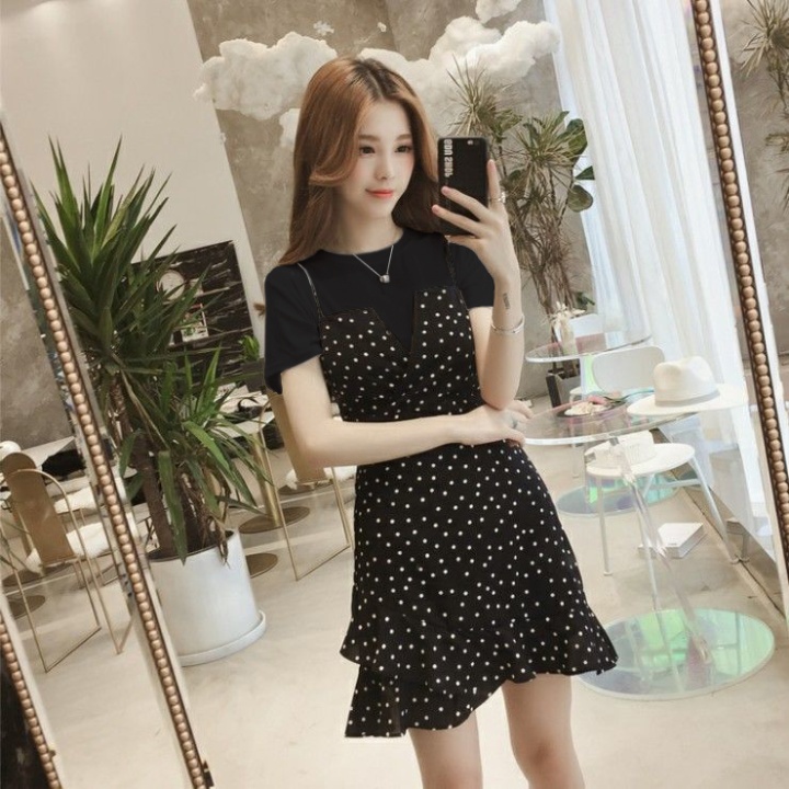 Summer slim fashionable fashion dress 2pcs set for women