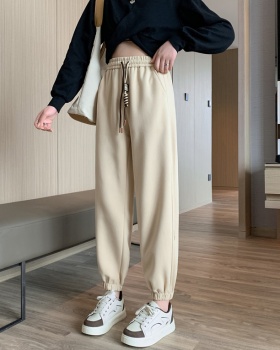 Pure cotton sweatpants loose casual pants for women