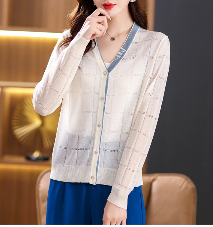 Summer coat air conditioning sweater for women