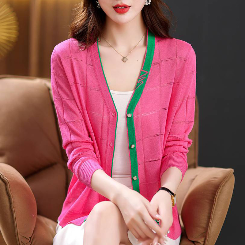 Summer coat air conditioning sweater for women