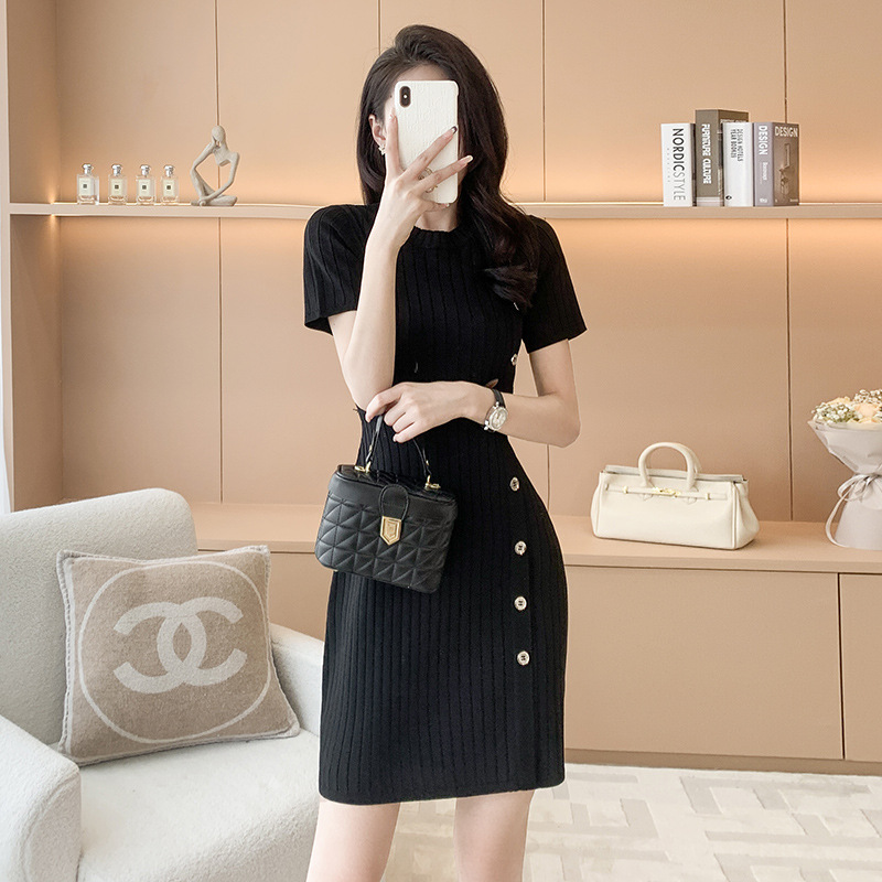 Knitted fashion and elegant dress for women