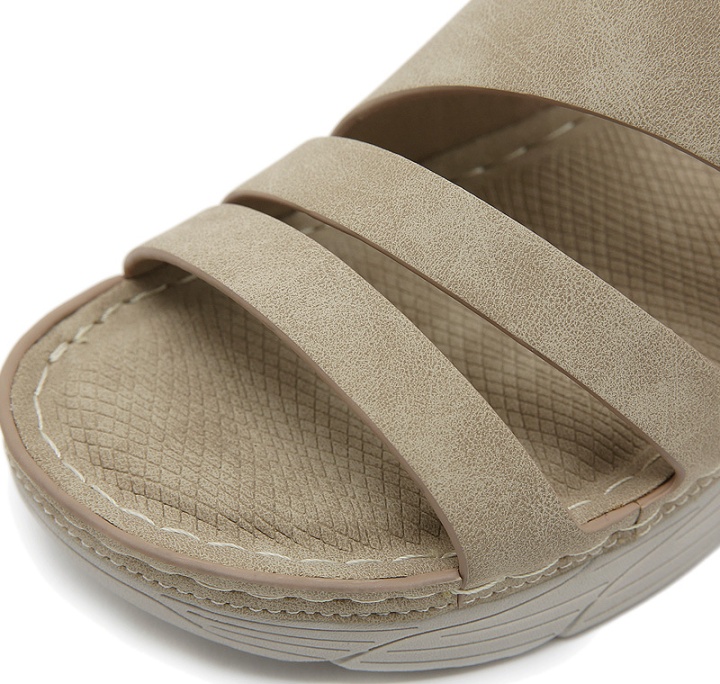 Sports velcro large yard portable slippers for women
