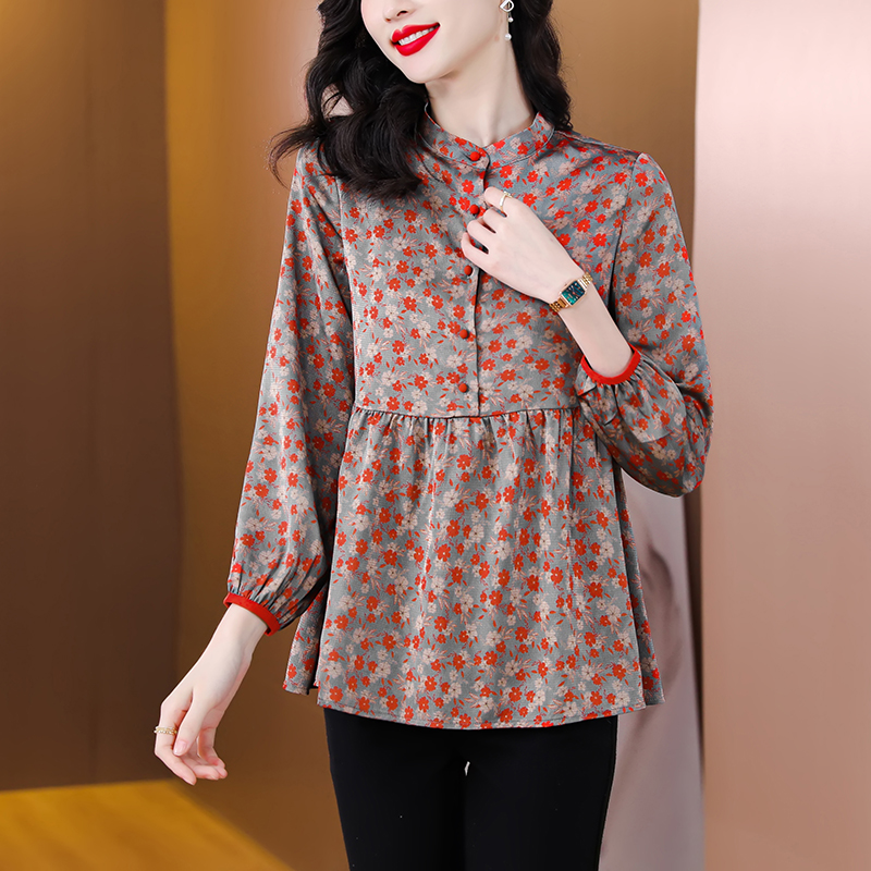 Western style tops spring and summer shirt for women