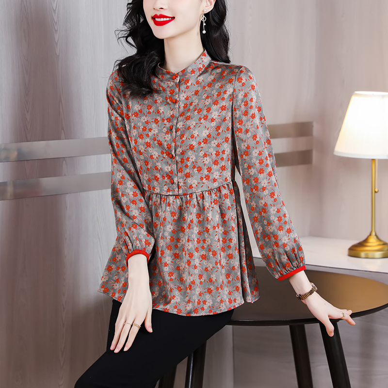 Western style tops spring and summer shirt for women