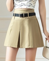 Gray skirt high waist short skirt for women