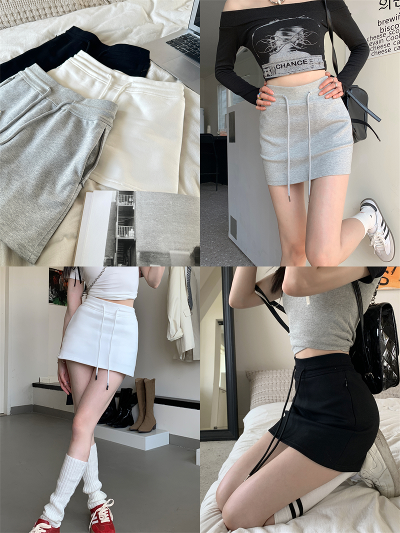 Package hip sports Casual summer pocket short skirt