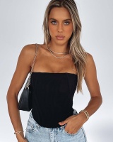Summer pinched waist vest pure small sling for women