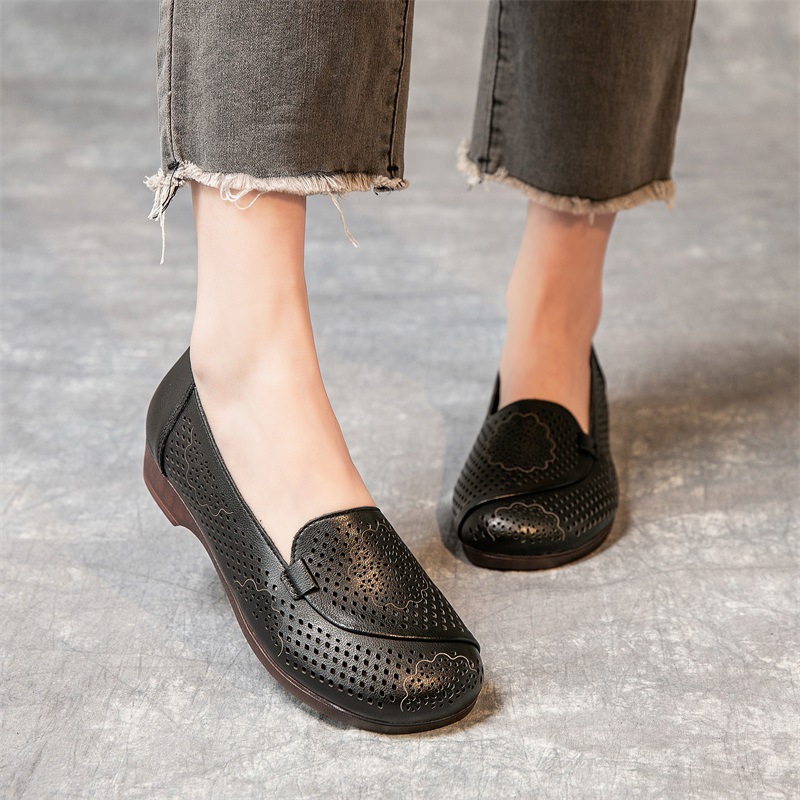 Spring and summer flat sandals hollow Casual shoes for women
