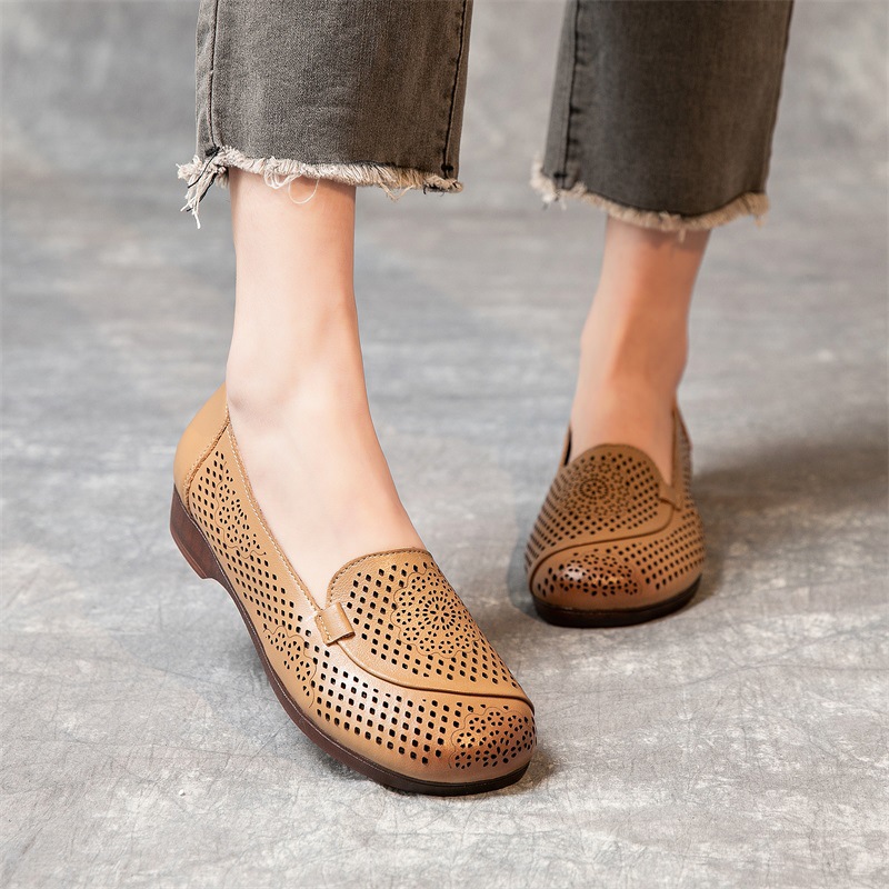 Spring and summer flat sandals hollow Casual shoes for women