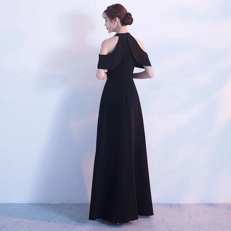 Korean style slim dress elegant evening dress for women
