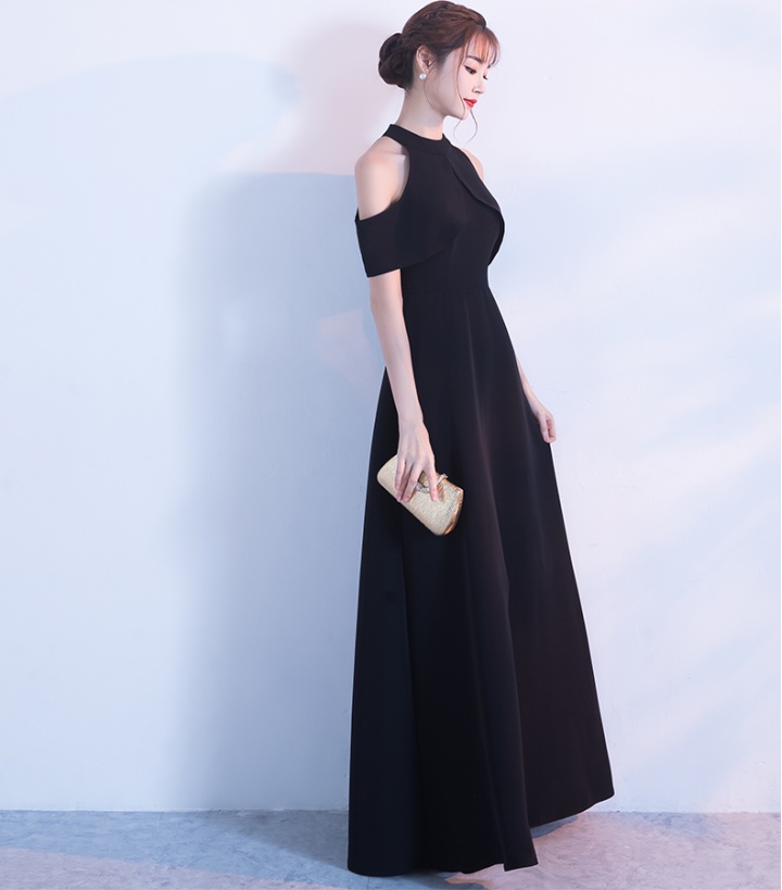 Korean style slim dress elegant evening dress for women