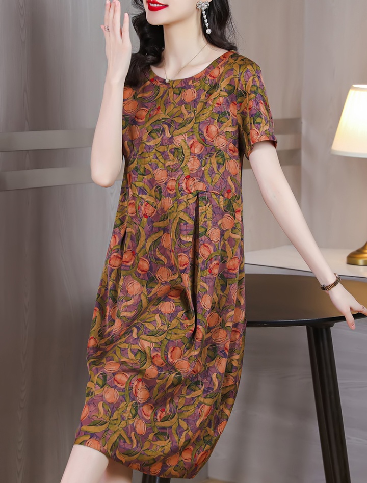 Colors retro long dress slim fashion dress for women