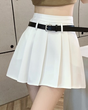 Student pleated skirt high waist short skirt for women