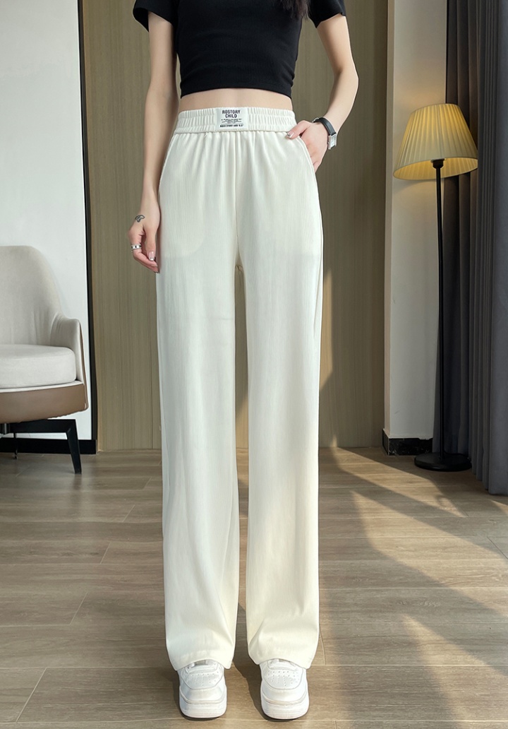 High waist pants spring and summer wide leg pants for women