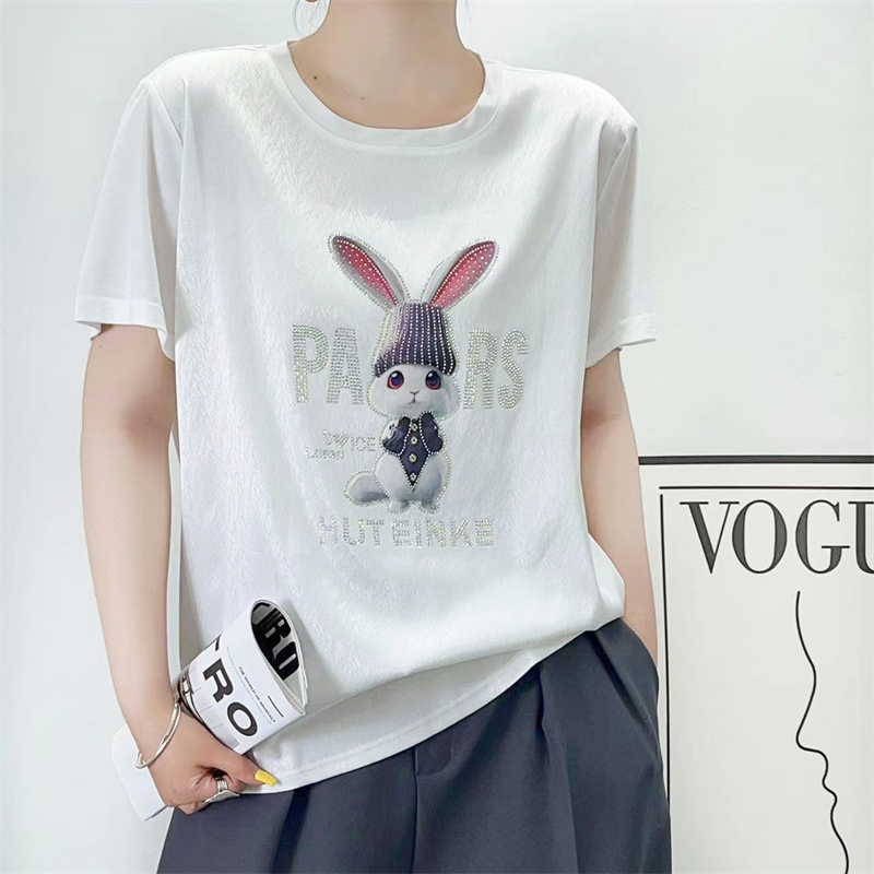 Korean style T-shirt simple tops for women