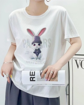 Korean style T-shirt simple tops for women