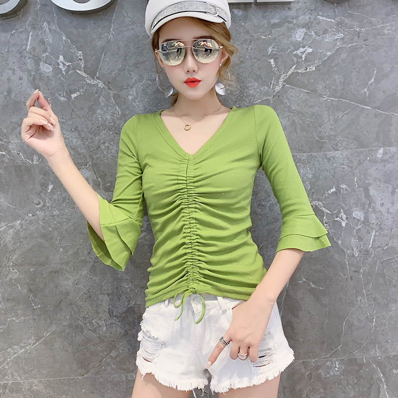 Korean style summer sweater fashion T-shirt for women