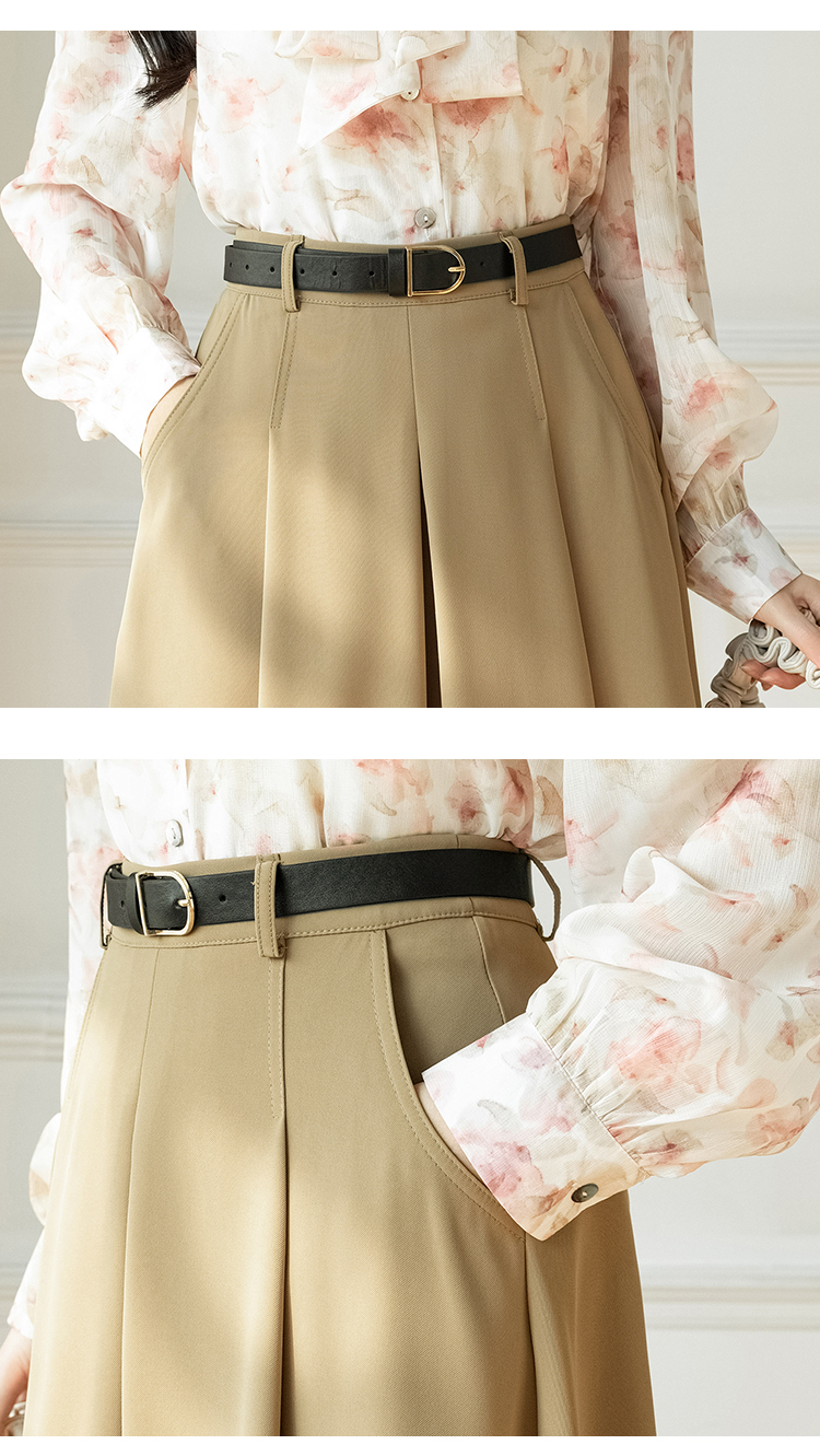 Spring and summer commuting skirt long slim business suit