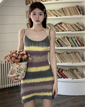 Knitted wears outside vest spring and summer dress for women