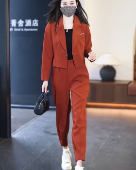 Spring and autumn fashion Casual business suit a set