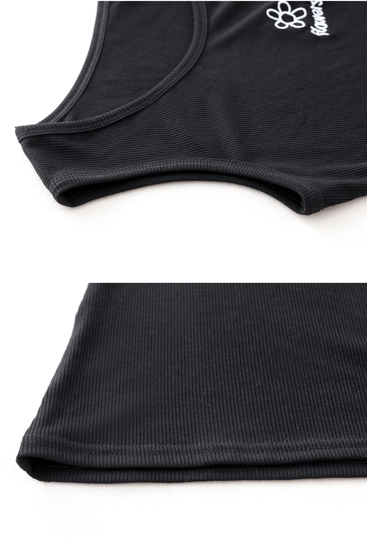 Sleeveless sling underwear tracelessness thin vest for women
