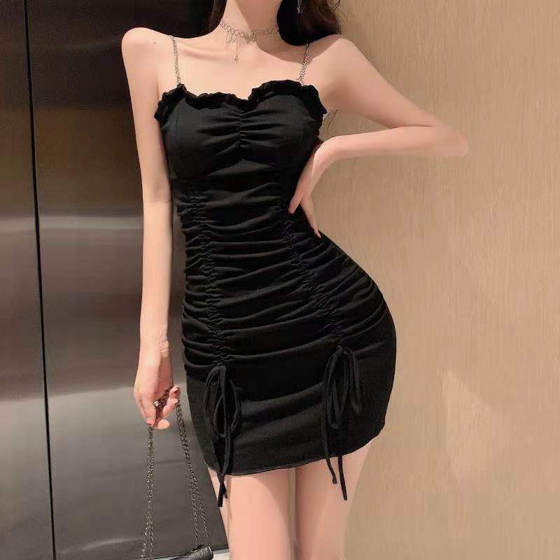 Package hip summer sling sexy dress for women