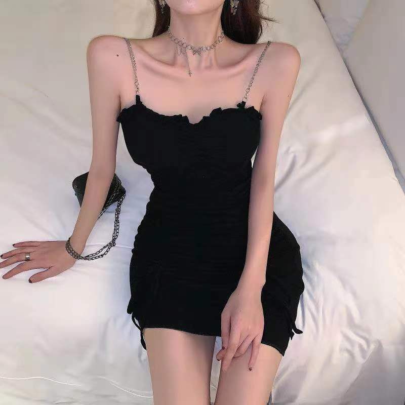Package hip summer sling sexy dress for women