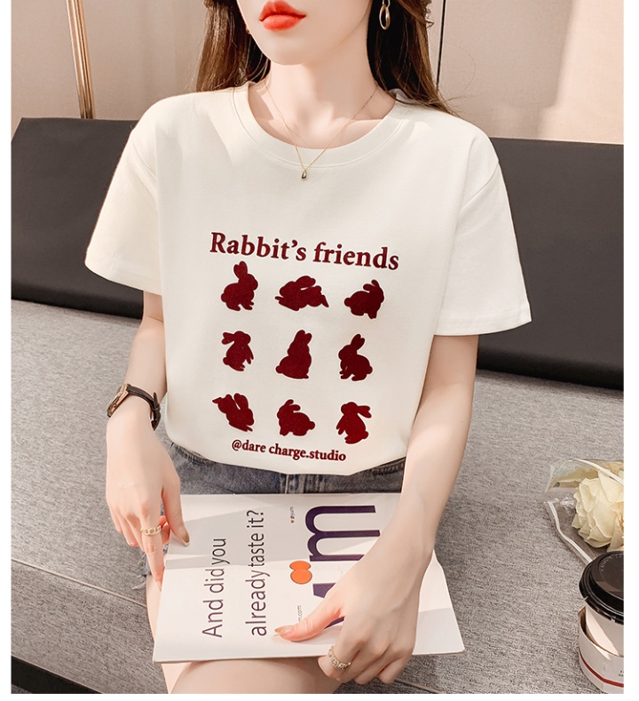 Spring all-match T-shirt personality tops for women