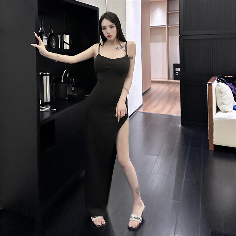 France style high waist sleeveless dress for women