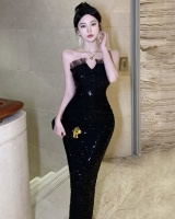 Sequins long formal dress ladies package hip dress for women