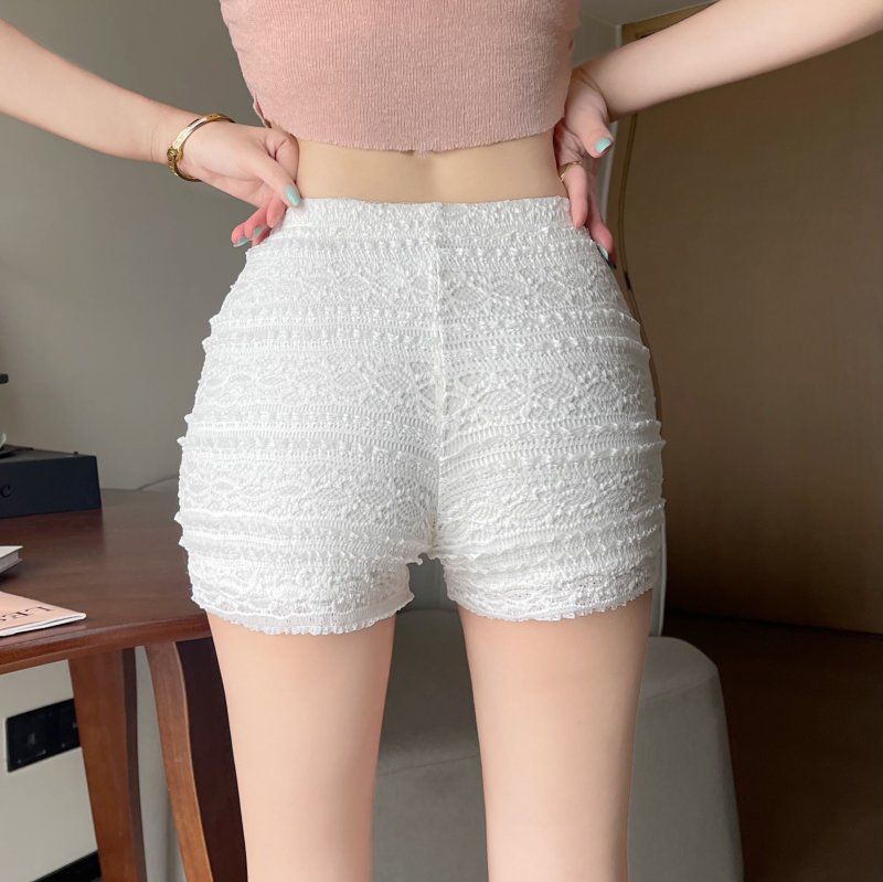 Lace thin shorts summer wears outside leggings for women