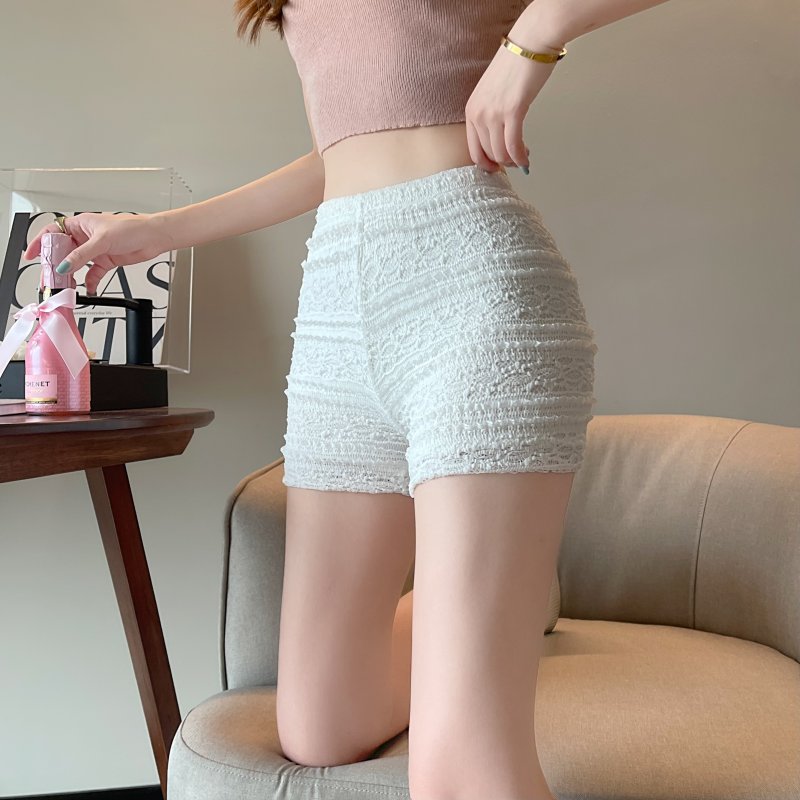 Lace thin shorts summer wears outside leggings for women