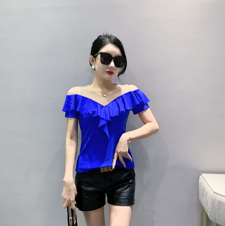 Spring and summer T-shirt sexy small shirt for women