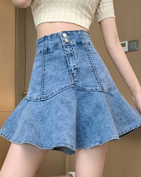 Anti emptied short skirt large yard stretch pants