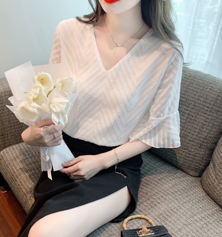Korean style small shirt Western style tops
