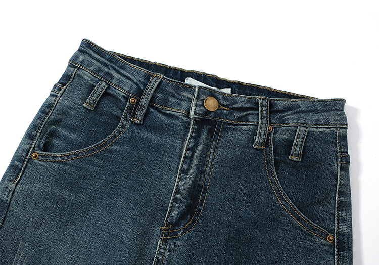 Spicegirl straight flare pants micro speaker holes jeans
