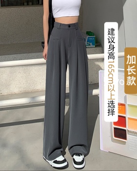 Spring and autumn wide leg pants suit pants for women