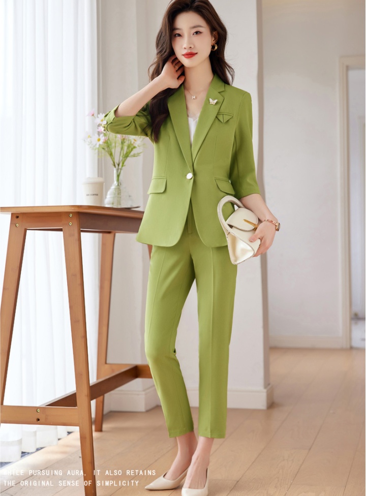 Western style temperament business suit overalls coat for women