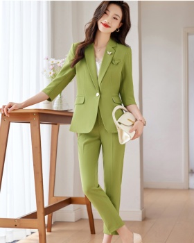 Western style temperament business suit overalls coat for women