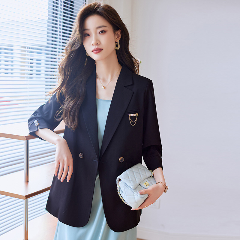 Loose coat fashion business suit for women