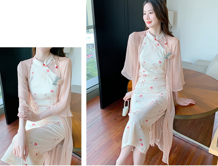 Retro Chinese style dress slim cheongsam for women