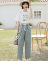 Loose neutral work clothing simple nine pants