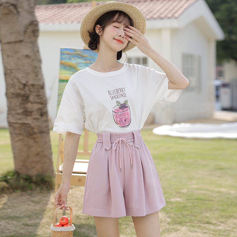 Tether Casual business suit summer shorts a set
