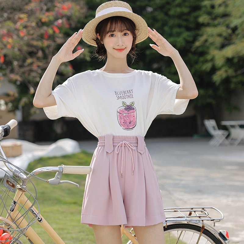Tether Casual business suit summer shorts a set