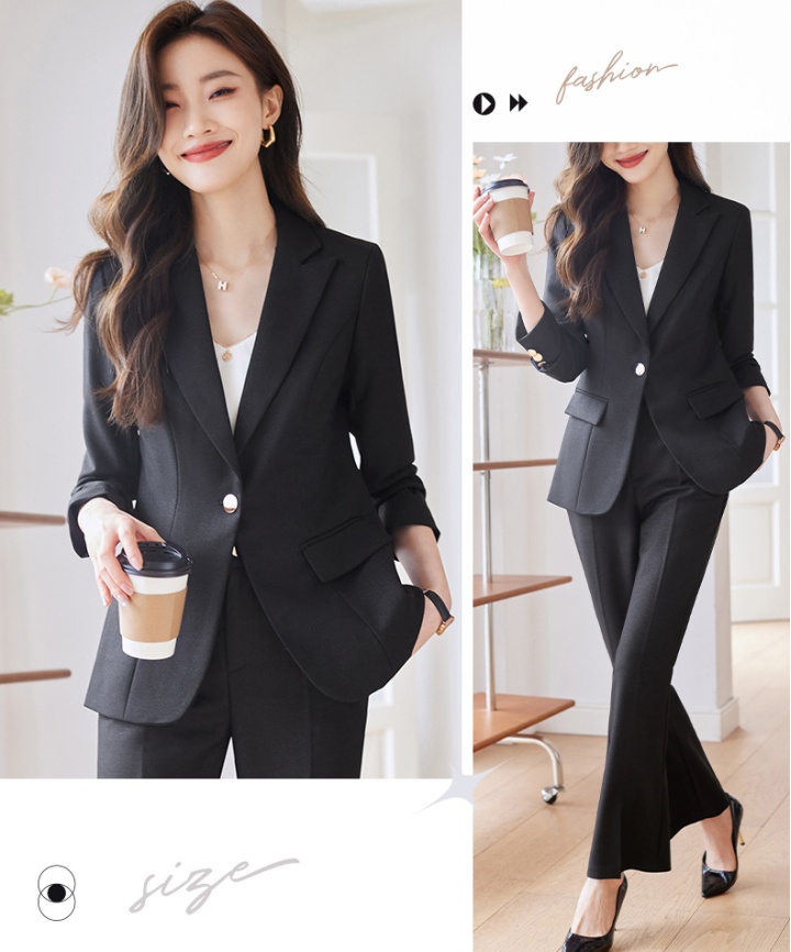 Casual coat business suit 2pcs set for women