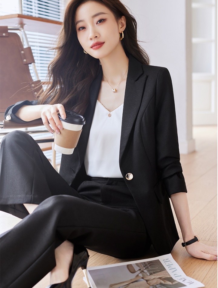 Casual coat business suit 2pcs set for women