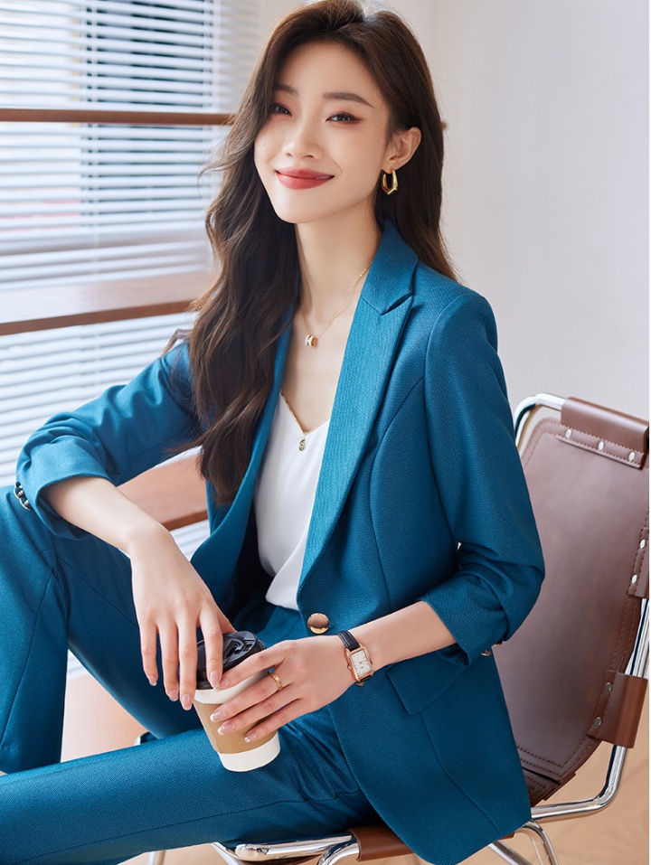 Casual coat business suit 2pcs set for women