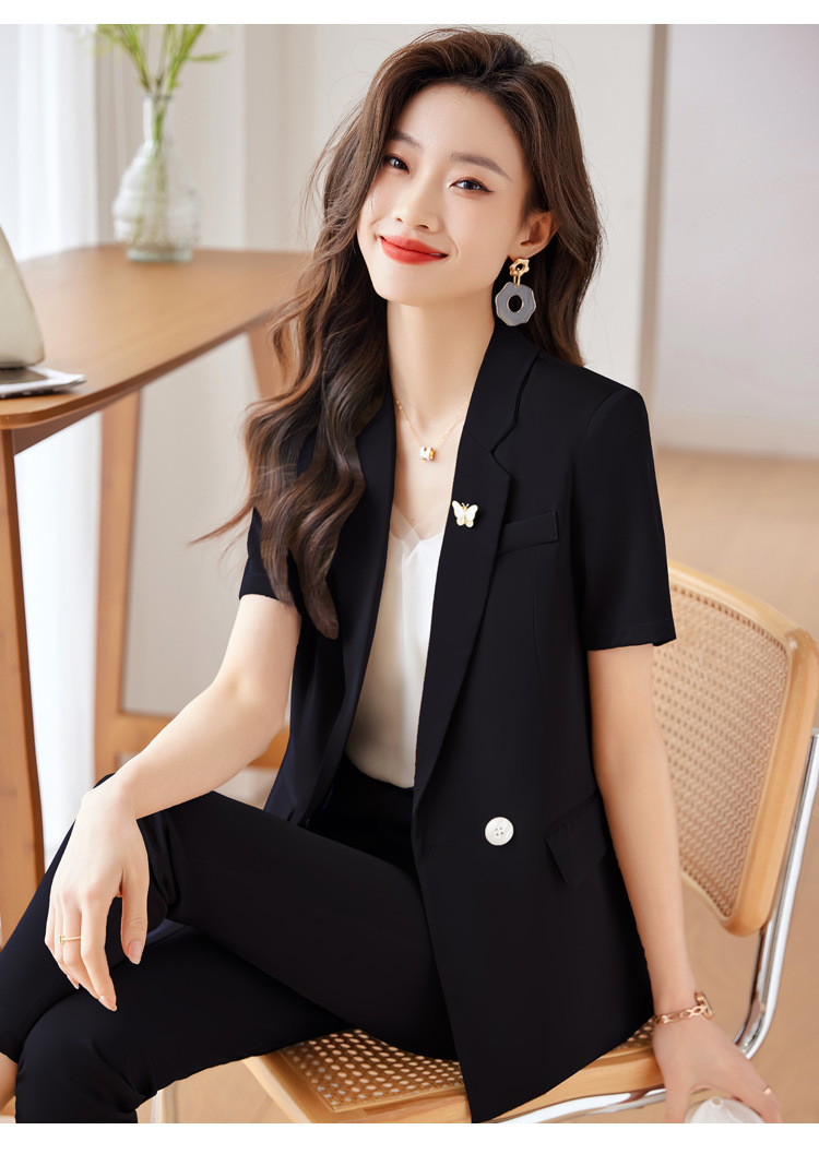 Overalls summer skirt temperament business suit 2pcs set